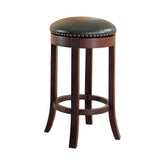 Coaster Aboushi Swivel Bar Stools with Upholstered Seat Brown (Set of 2) Model 101060